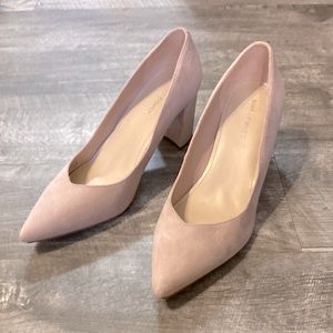Blush Block Heel - lightly used